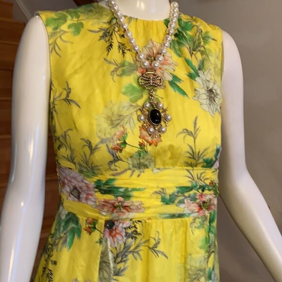 Anthropologie Sparrow Silky Floral Dress - Picture 4 of 6